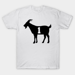 San Antonio GOAT - number 1 - Black T-Shirt